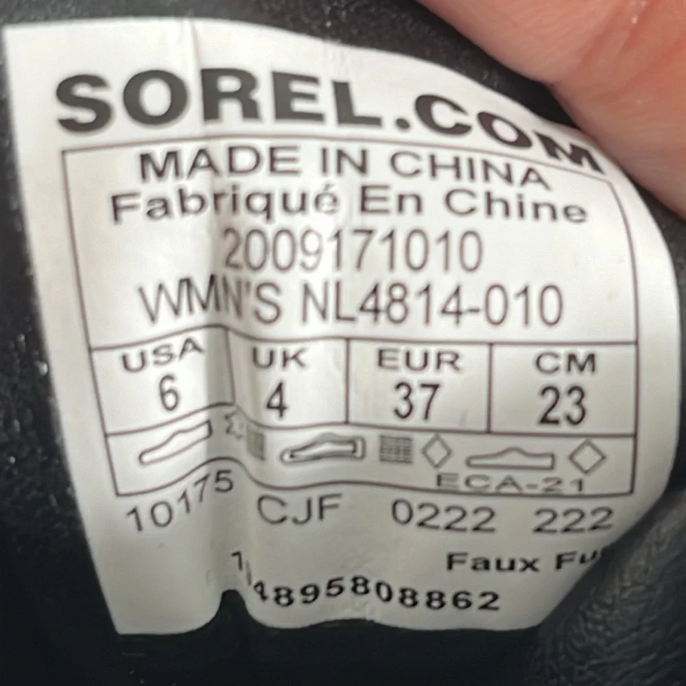 NEW Sorel Brex Heel Cozy Boot in Black